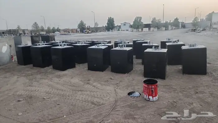 قواعد أناره حواجز خرسانية حجر زينة 3