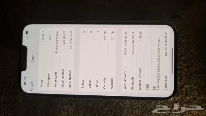 iPhone 13 pro max 1tb 6