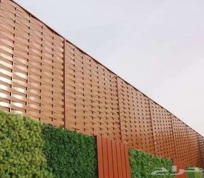 سواتر حديد بلاستيك بديل خشب قماش 18