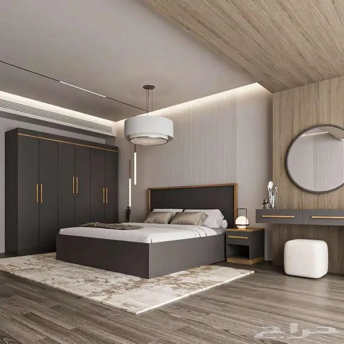 غرفة نوم كاملة لونين منتج رائع عالي الجودة 0