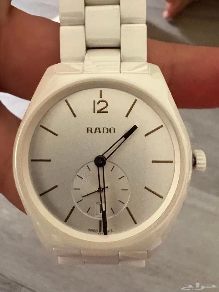 ساعة رادو سيراميك ابيض 1