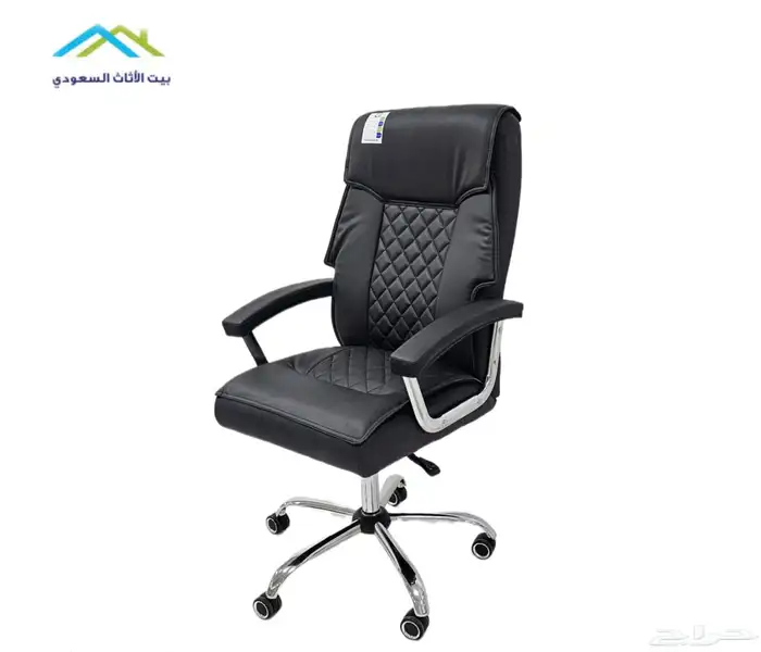 office chairs جديد كرسي مكتبية جلد ثابت و دوار و كراسي مكتب 2