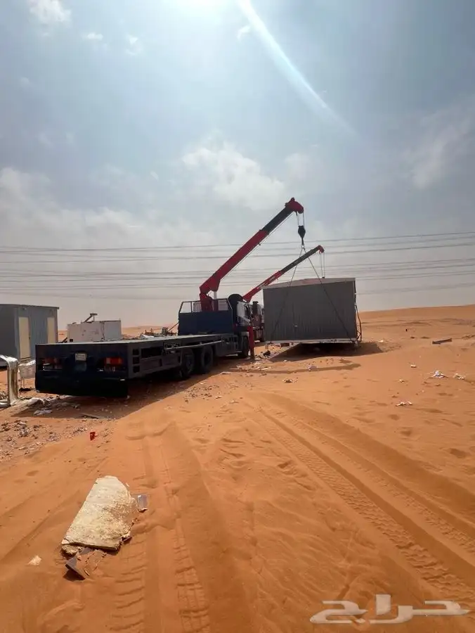 كرينات دبل سطحات للاجار نقل بركسات 0