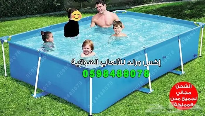 مسبح أطفال متنقل برك سباحة بأحجام مختلفة مسابح منزلية 10