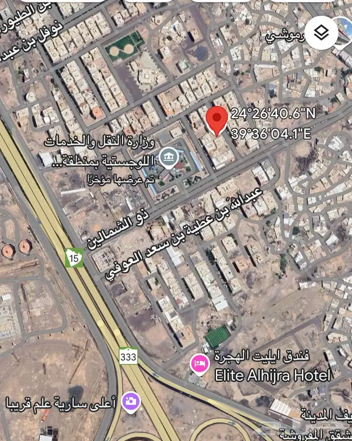 ارض للبيع مساحه 592.17 1