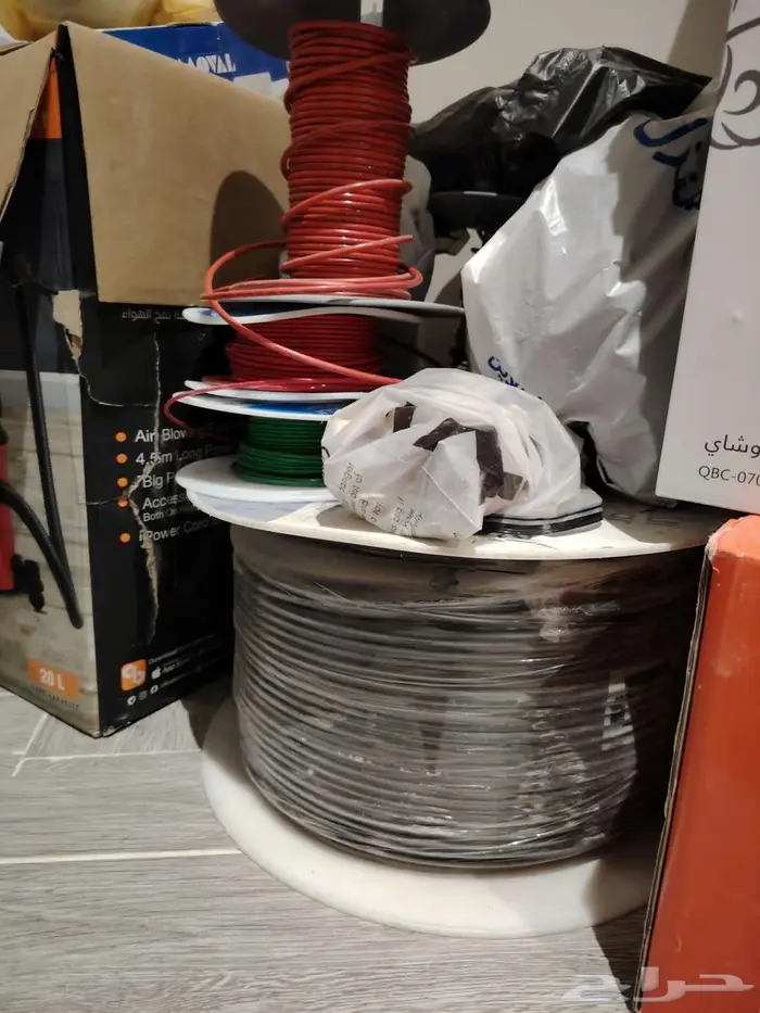 أسلاك cat 6 وسلك دش 1
