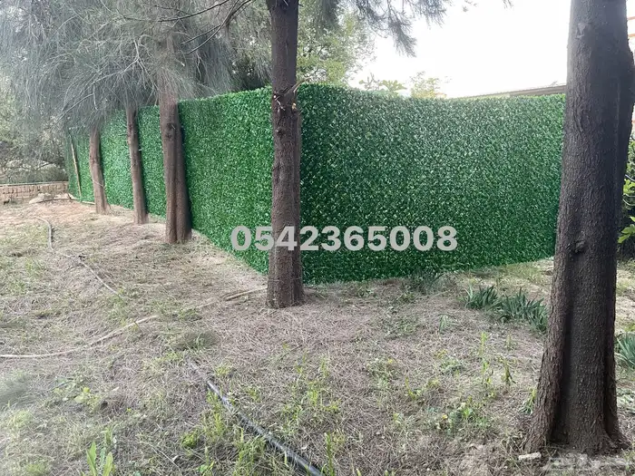 حاجز وساتر عشبي للحدائق والاستراحات 4