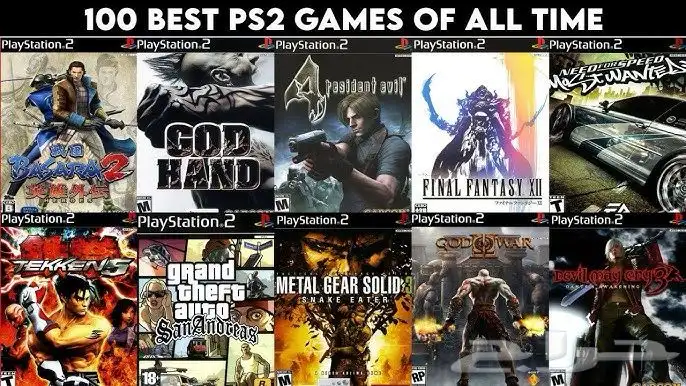 العاب سوني 2 PS2 منسوخة كوبي اشرطة 1