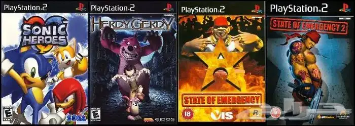 العاب سوني 2 PS2 منسوخة كوبي اشرطة 91