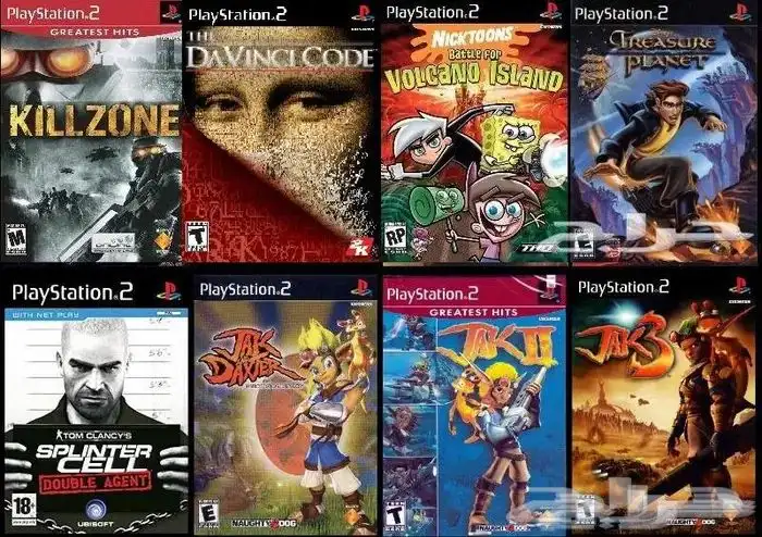 العاب سوني 2 PS2 منسوخة كوبي اشرطة 5