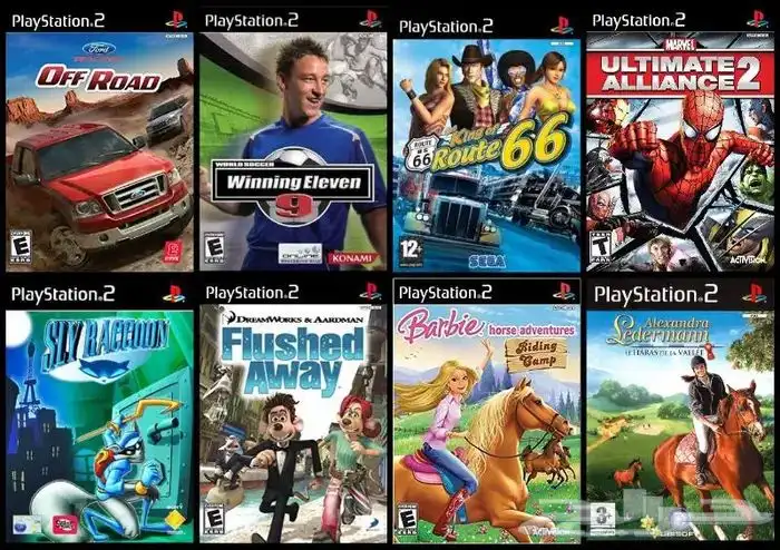 العاب سوني 2 PS2 منسوخة كوبي اشرطة 76