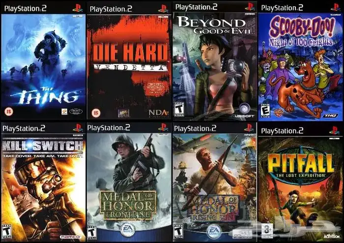 العاب سوني 2 PS2 منسوخة كوبي اشرطة 13