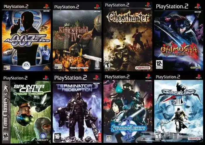 العاب سوني 2 PS2 منسوخة كوبي اشرطة 15