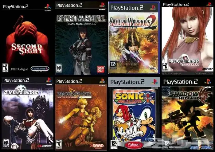 العاب سوني 2 PS2 منسوخة كوبي اشرطة 39