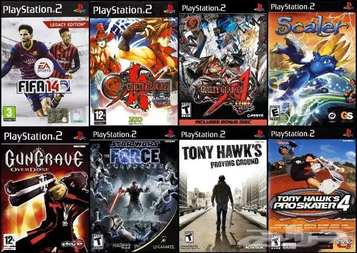 العاب سوني 2 PS2 منسوخة كوبي اشرطة 17