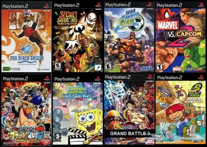 العاب سوني 2 PS2 منسوخة كوبي اشرطة 74