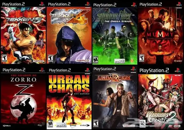 العاب سوني 2 PS2 منسوخة كوبي اشرطة 32