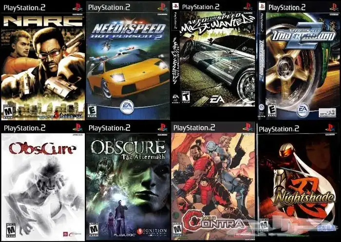 العاب سوني 2 PS2 منسوخة كوبي اشرطة 31