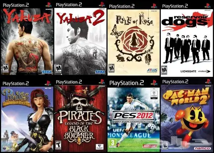 العاب سوني 2 PS2 منسوخة كوبي اشرطة 43