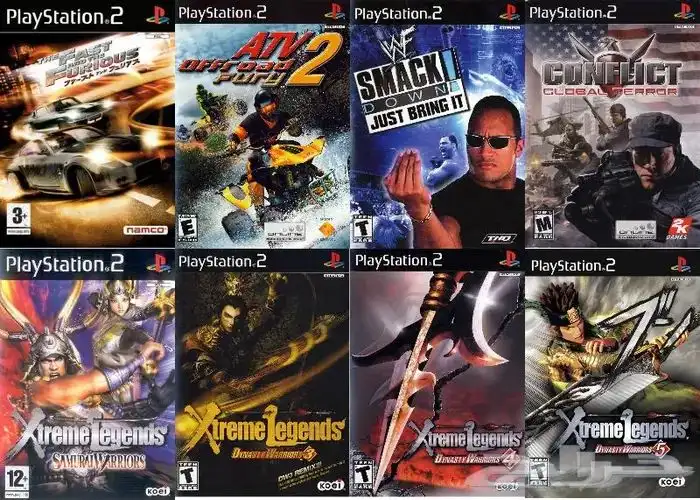 العاب سوني 2 PS2 منسوخة كوبي اشرطة 80