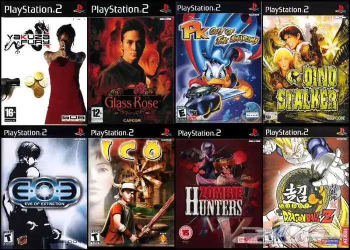 العاب سوني 2 PS2 منسوخة كوبي اشرطة 9
