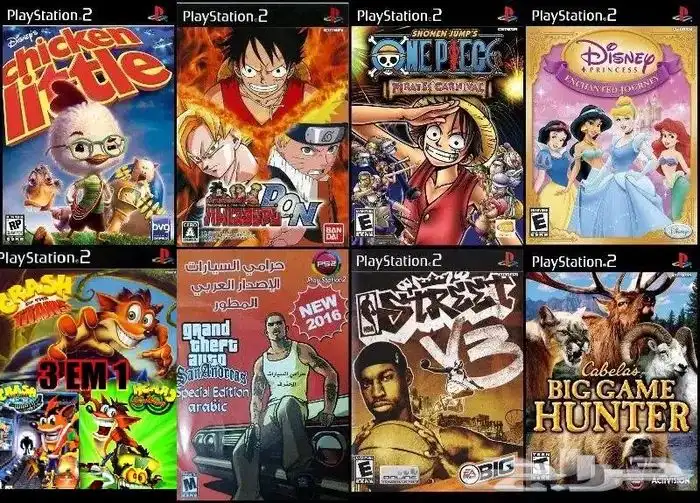 العاب سوني 2 PS2 منسوخة كوبي اشرطة 37