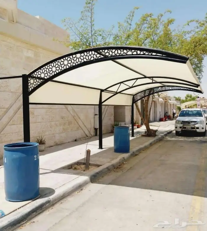 مظلات سواتر برجولات هناجر خيام ملكي مظلات خشبي سندويتش بنل 10