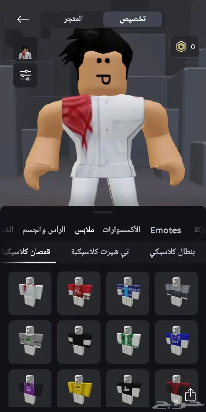 حساب روبلوكس فيه مايك مشحون 5