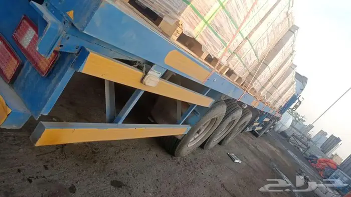 تيدر سطحة شاص للكونتينر ثلاثة محاورRORرور وزن التيدر6طن خفيف 0