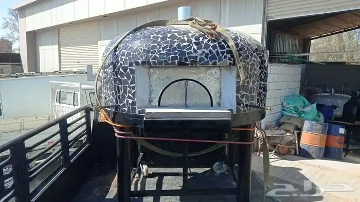 فرن حجري متنقل 0