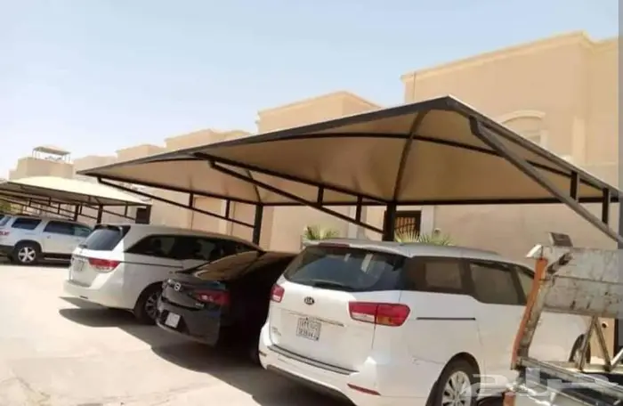 مظلات سواتر برجولات هناجر خيام ملكي مظلات خشبي سندويتش بنل 1