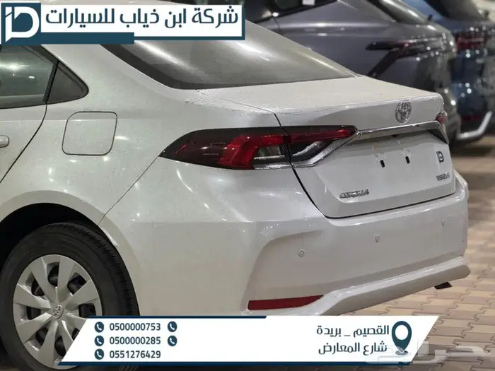 تويوتا كورولا استاندر 1.5 موديل 2025 لدى شركة ابن ذياب 2