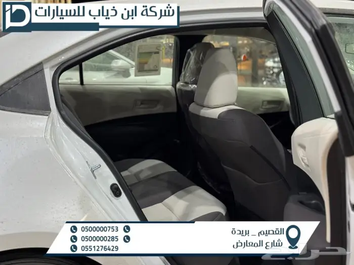 تويوتا كورولا استاندر 1.5 موديل 2025 لدى شركة ابن ذياب 5