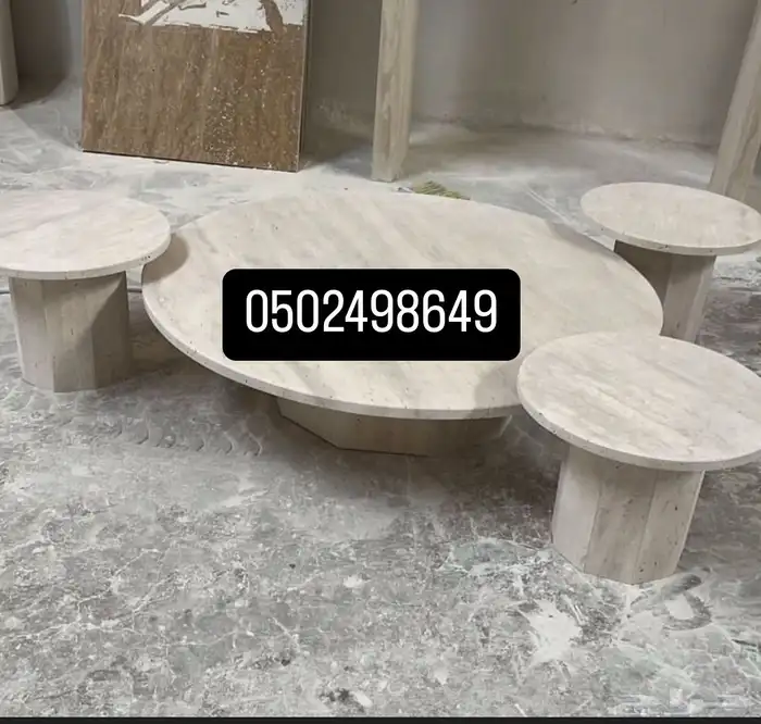 طاولات رخام ترافنتينو 2