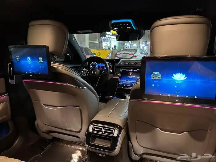 شاشات خلفية مرسيدس S 2024 الجوهره 0