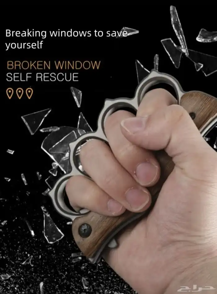 سكين مع رنق مقبض خشب زيتون 3