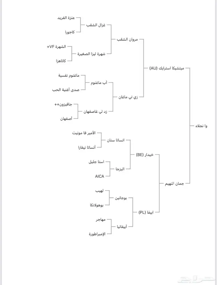 فرس واهو حفيده مروان الشقب 0