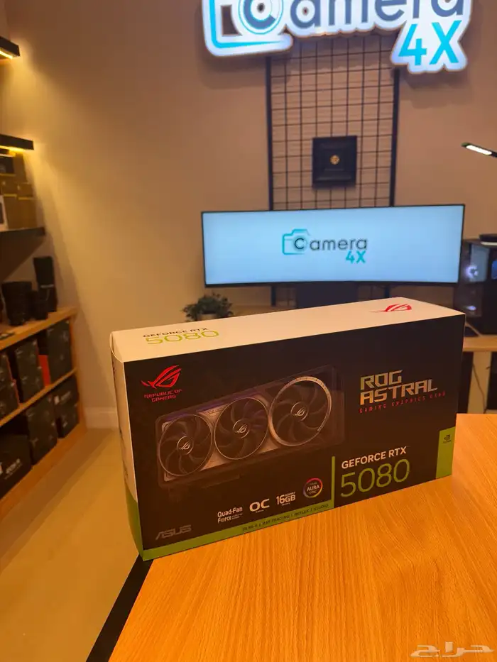 للبيع كرت شاشه rtx 5080 rog astral اقوى كرت شاشة RTX 5080 1
