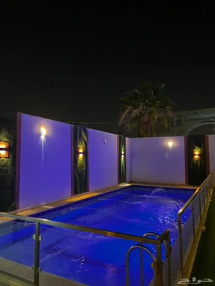 شاليهات عرض اليوم مسبح كبير 270 ريال 0