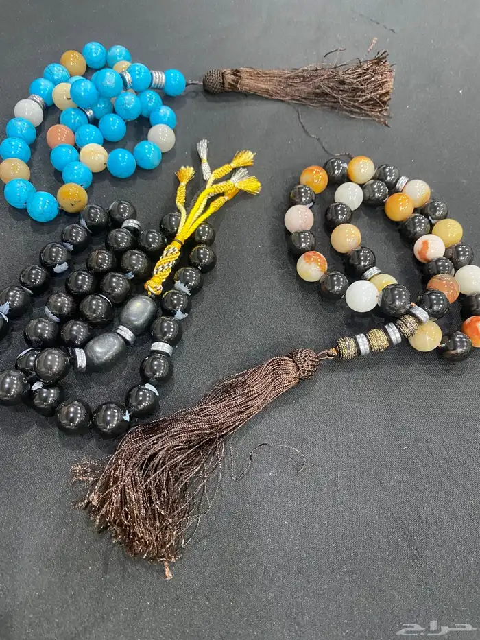 سبح نادرة أنتيك حجم كبير بألوان مختلفة 2