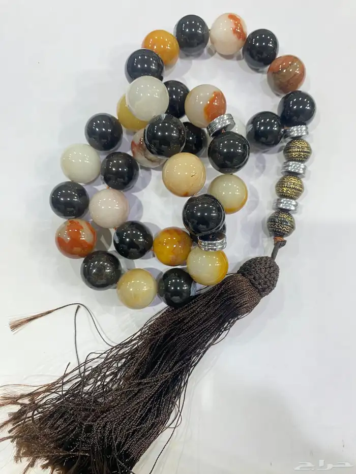 سبح نادرة أنتيك حجم كبير بألوان مختلفة 3