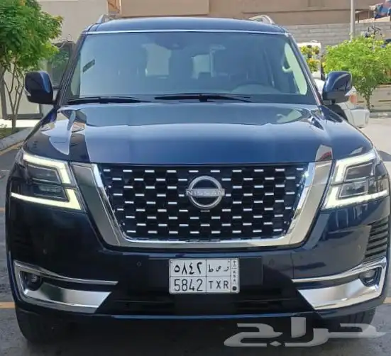 باترول 2023 تيتانيوم V8 سعودي بترومين بحالة الوكاله مخزن 0