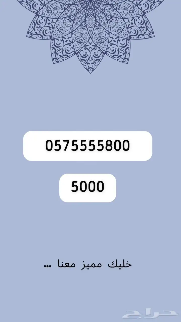 رقم مميز 15