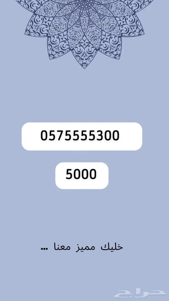 رقم مميز 14