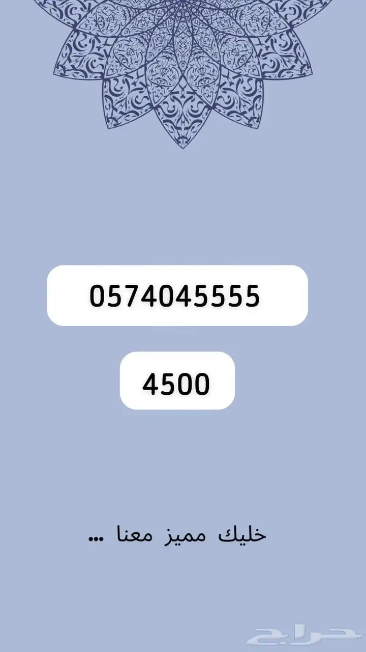 رقم مميز 16