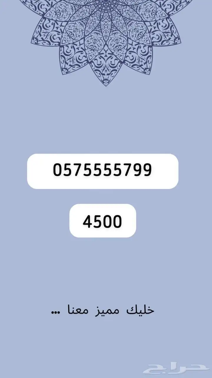 رقم مميز 25