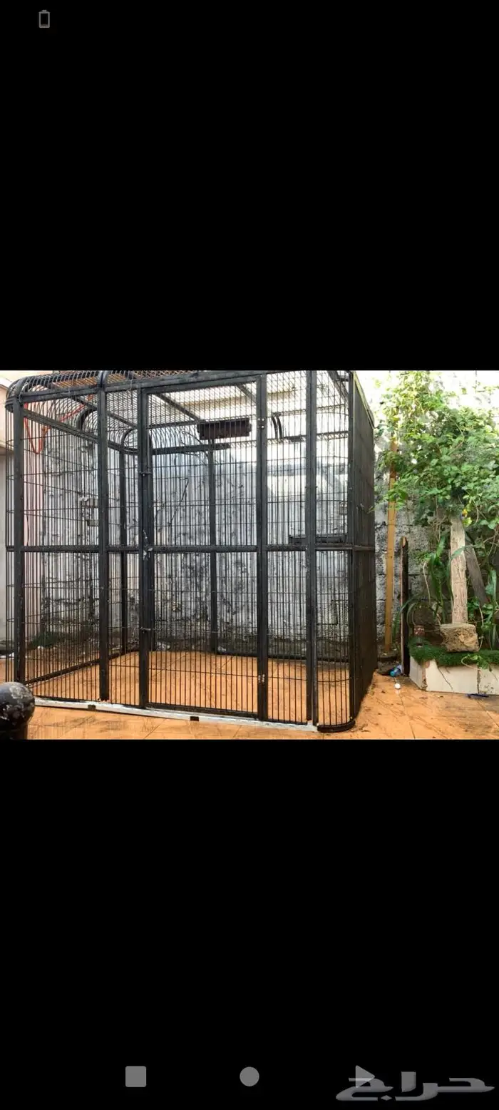 قفص حديدي مجفلن 1