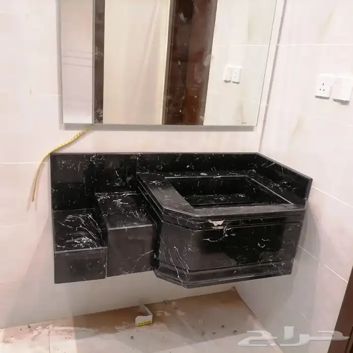 تفصيل مغاسل ومطابخ رخام طبيعي او صناعي حسب الطلب 4