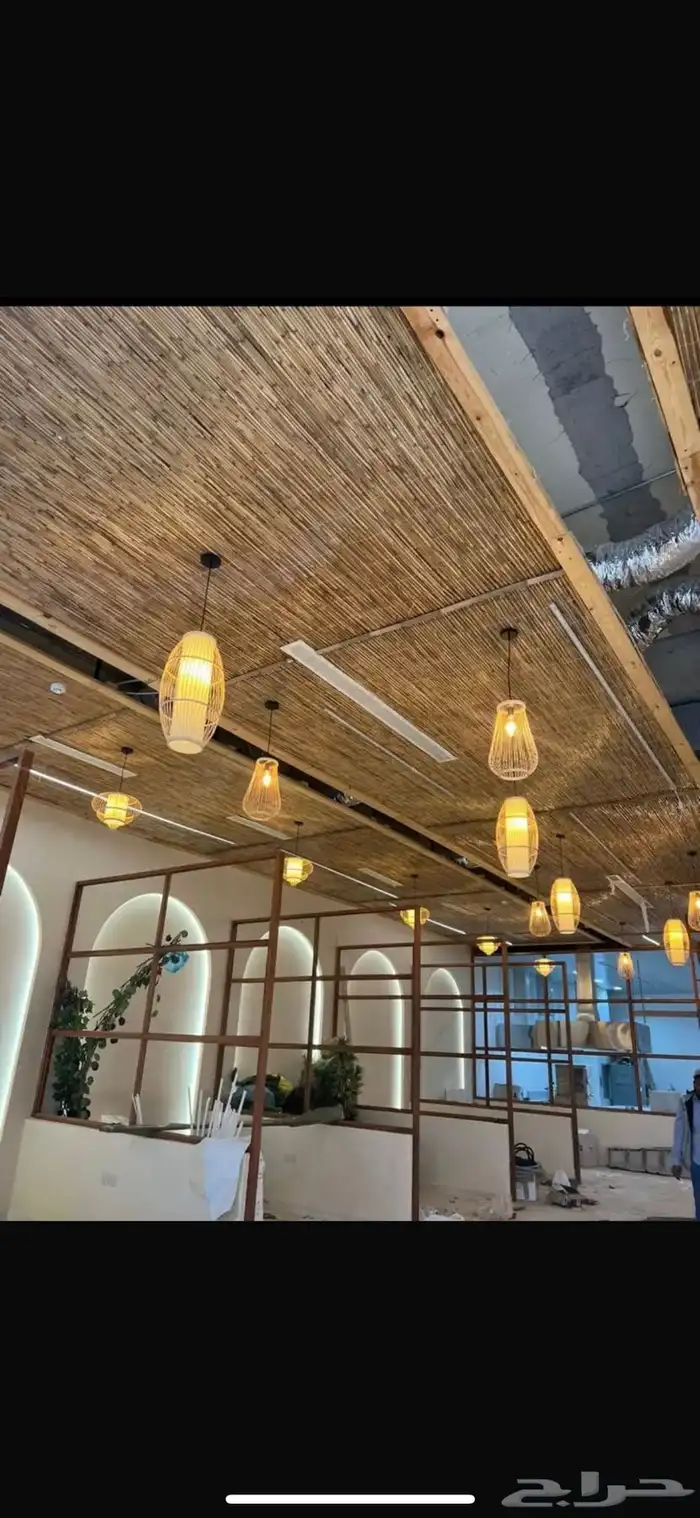 مظلات خشب وخيزران 6