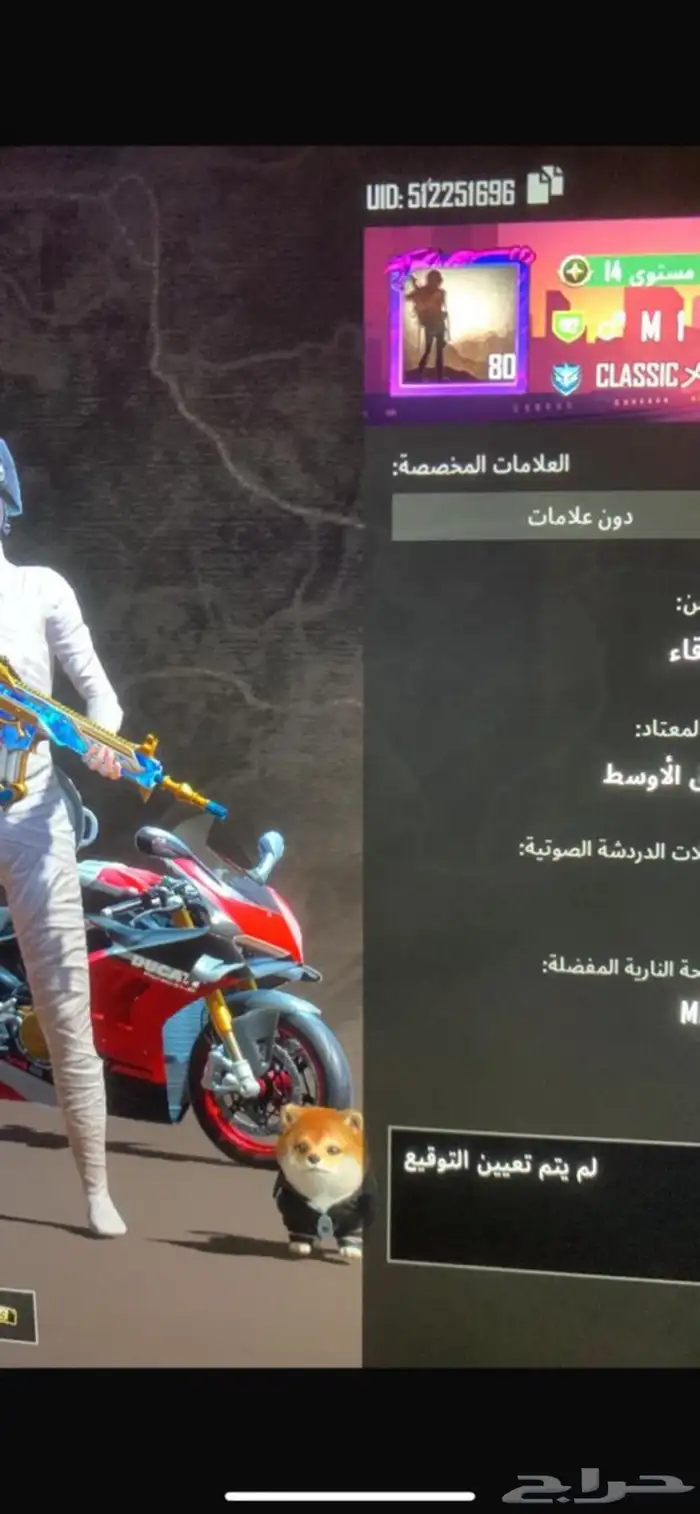 حساب ببجي فخم بدال يوزرات انستا رباعيه اشباء 1